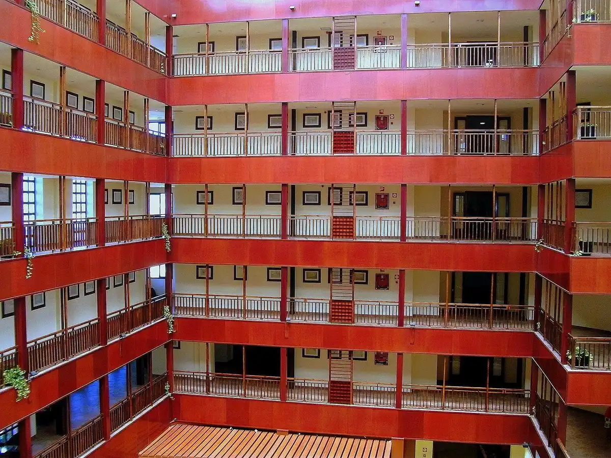 Hallway in an apartment building